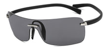 Load image into Gallery viewer, Silver Square Rimless Unisex Sunglasses by John Jacobs-207028