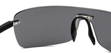 Load image into Gallery viewer, Silver Square Rimless Unisex Sunglasses by John Jacobs-207028