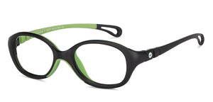 Black Round Full Rim Kid Eyeglasses by Hooper-152977