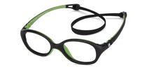 Load image into Gallery viewer, Black Round Full Rim Kid Eyeglasses by Hooper-152977