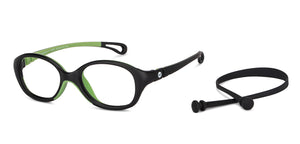 Black Round Full Rim Kid Eyeglasses by Hooper-152977