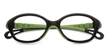 Load image into Gallery viewer, Black Round Full Rim Kid Eyeglasses by Hooper-152977