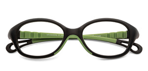 Black Round Full Rim Kid Eyeglasses by Hooper-152977