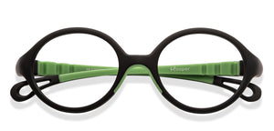Black Round Full Rim Kid Eyeglasses by Hooper-152980