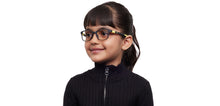 Load image into Gallery viewer, Black Rectangle Full Rim Kids Eyeglasses by Hooper-212032