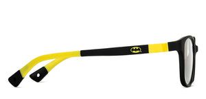 Black Rectangle Full Rim Kids Eyeglasses by Hooper-212032