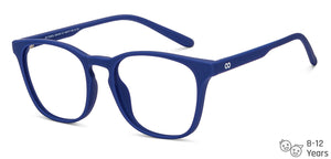 Blue Wayfarer Full Rim Kids Eyeglasses by Hooper-204142