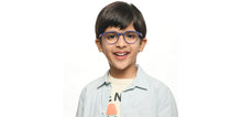 Load image into Gallery viewer, Blue Round Full Rim Kids Eyeglasses by Hooper-213634