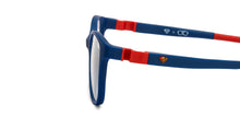 Load image into Gallery viewer, Blue Rectangle Full Rim Kids Eyeglasses by Hooper-212030