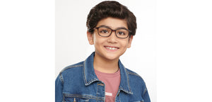 Brown Rectangle Full Rim Kids Eyeglasses by Hooper-201657
