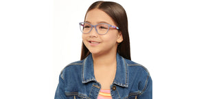 Grey Cat Eye Full Rim Kids Eyeglasses by Hooper Computer Glasses-152438