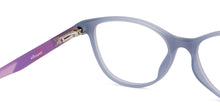 Load image into Gallery viewer, Grey Cat Eye Full Rim Kids Eyeglasses by Hooper Computer Glasses-152438
