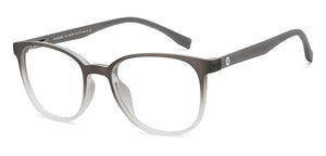 Grey Square Full Rim Kids Eyeglasses by Hooper-210510