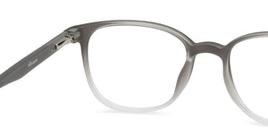 Grey Square Full Rim Kids Eyeglasses by Hooper-210510