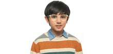 Load image into Gallery viewer, White Round Full Rim Kids Eyeglasses by Hooper-213642
