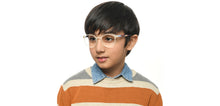 Load image into Gallery viewer, White Round Full Rim Kids Eyeglasses by Hooper-213642