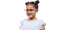 Load image into Gallery viewer, Grey Oval Full Rim Kids Eyeglasses by Hooper-210258