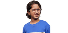 Load image into Gallery viewer, Grey Oval Full Rim Kids Eyeglasses by Hooper-210258
