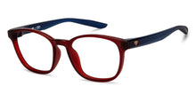 Load image into Gallery viewer, Red Wayfarer Full Rim Kids Eyeglasses by Hooper-212024