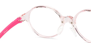 Transparent Round Full Rim Kid Eyeglasses by Hooper-152970