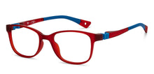 Load image into Gallery viewer, Red Rectangle Full Rim Kids Eyeglasses by Hooper-212029