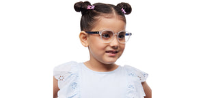Transparent Oval Full Rim Kids Eyeglasses by Hooper-210257