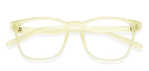 Yellow Wayfarer Full Rim Kids Eyeglasses by Hooper-207673