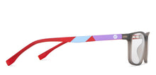 Load image into Gallery viewer, Grey Rectangle Full Rim Kid Eyeglasses by Hooper-149973