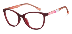 Red Cat Eye Full Rim Kid Eyeglasses by Hooper-149981