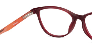 Red Cat Eye Full Rim Kid Eyeglasses by Hooper-149981