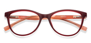 Red Cat Eye Full Rim Kid Eyeglasses by Hooper-149981