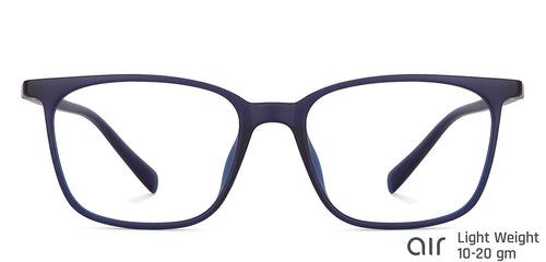 Blue Wayfarer Full Rim Unisex Eyeglasses by Lenskart Air LA-146805