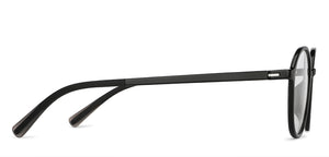 Black Round Full Rim Unisex Eyeglasses by Lenskart Air-146649