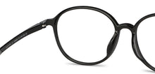 Load image into Gallery viewer, Black Round Full Rim Unisex Eyeglasses by Lenskart Air-146649