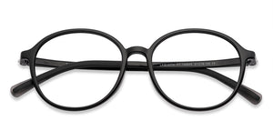Black Round Full Rim Unisex Eyeglasses by Lenskart Air-146649