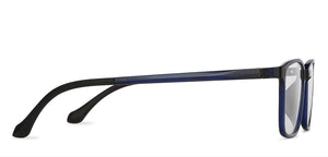 Blue Rectangle Full Rim Unisex Eyeglasses by Lenskart Air LA-146654