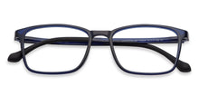 Load image into Gallery viewer, Blue Rectangle Full Rim Unisex Eyeglasses by Lenskart Air LA-146654