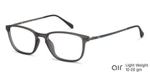 Load image into Gallery viewer, Grey Rectangle Full Rim Unisex Eyeglasses by Lenskart Air Online-140590
