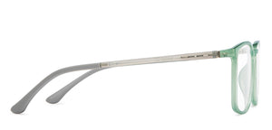 Green Transparent Rectangle Full Rim Unisex Eyeglasses by Lenskart Air-201534