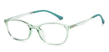 Load image into Gallery viewer, Green Transparent Cat Eye Full Rim Women Eyeglasses by Lenskart Air-201542