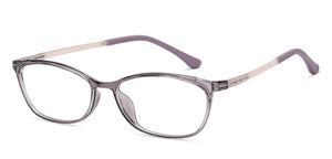 Grey Cat Eye Full Rim Women Eyeglasses by Lenskart Air-201545
