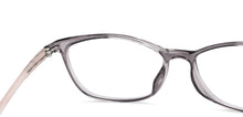 Load image into Gallery viewer, Grey Cat Eye Full Rim Women Eyeglasses by Lenskart Air-201545