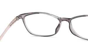 Grey Cat Eye Full Rim Women Eyeglasses by Lenskart Air-201545