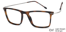 Load image into Gallery viewer, Brown Square Full Rim Unisex Eyeglasses by Lenskart Air Computer Glasses-145019