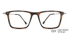 Load image into Gallery viewer, Brown Square Full Rim Unisex Eyeglasses by Lenskart Air Computer Glasses-145019