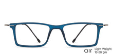 Load image into Gallery viewer, Blue Rectangle Full Rim Unisex Eyeglasses by Lenskart Air Online-140580