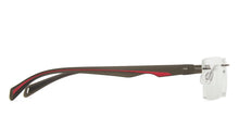 Load image into Gallery viewer, Black Rectangle Rimless Unisex Eyeglasses by Lenskart Air Computer Glasses-147752