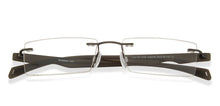 Load image into Gallery viewer, Black Rectangle Rimless Unisex Eyeglasses by Lenskart Air Computer Glasses-147752