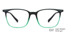 Load image into Gallery viewer, Black Wayfarer Full Rim Unisex Eyeglasses by Lenskart Air-149267