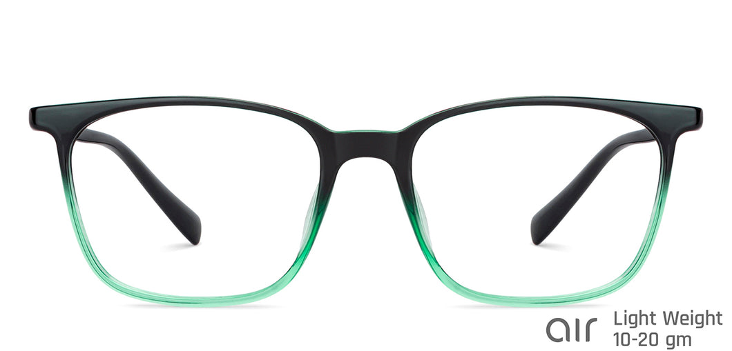 Black Wayfarer Full Rim Unisex Eyeglasses by Lenskart Air-149267
